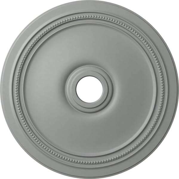 Ekena Millwork Diane Ceiling Medallion (Fits Canopies up to 6 1/4"), 24"OD x 3 5/8"ID x 1 1/4"P, Primed White CM24DI - main